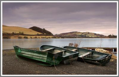 Boats at Lindores Loch