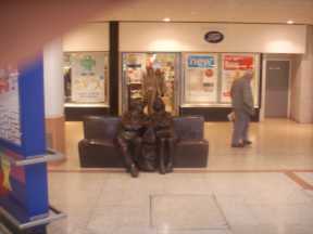 Sculpture Seat within the Kingdom Shopping Centre