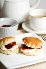 North Fife - tea served with scones, jam & cream