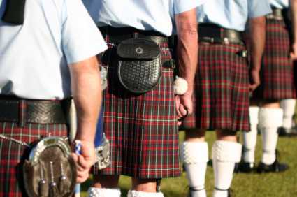 Pipers in Highland Dress