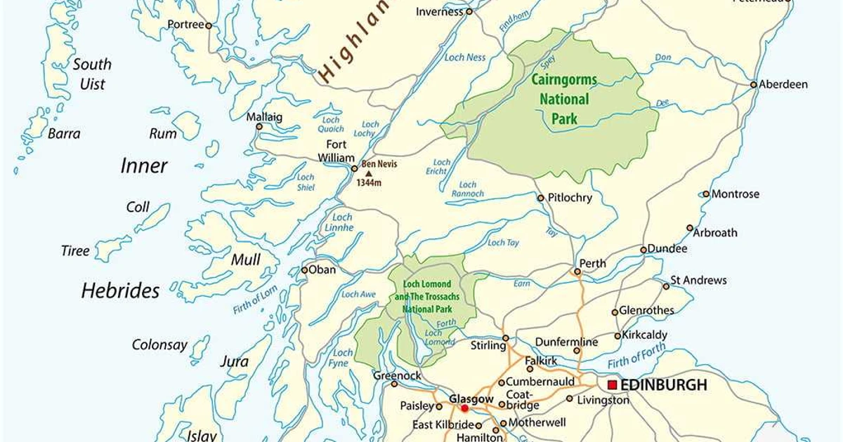 Map Of Loch Ness - Your Guide To Trails, Villages, And Landmarks